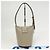 Borsa a secchiello a tracolla Salvatore Ferragamo Gancini Trifoglio Beige - vista 2