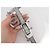 NUOVA SPILLA CHANEL LOGO CC STRASS 2023 IN METALLO ARGENTO SILVER - vista 8