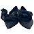 Ballerine a punta Dior decorate con rose in glitter nero - vista 4
