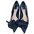Ballerine a punta Dior decorate con rose in glitter nero - vista 6