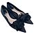 Ballerine a punta Dior decorate con rose in glitter nero - vista 7