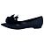 Ballerine a punta Dior decorate con rose in glitter nero - vista 9