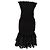 Autre Marque Vestido midi palabra de honor Liliana Charo Ruiz en algodón negro - vista 3
