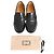 Logo Gucci Interlocking G in pelle nera Nero - vista 12
