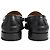 Logo Gucci Interlocking G in pelle nera Nero - vista 3