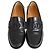 Logo Gucci Interlocking G in pelle nera Nero - vista 5