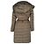 Abrigo de plumón reversible Noveast S Max Mara en poliamida khaki Verde Caqui - vista 3