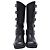 Miu Miu Biker-Boots mit Schnallenriemen aus schwarzem Leder - Ansicht 2