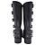 Miu Miu Biker-Boots mit Schnallenriemen aus schwarzem Leder - Ansicht 3