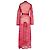 Abito Maxi Cover Up Missoni in Rayon Rosso - vista 4