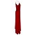 Abito wrap halter Diane Von Furstenberg in triacetato rosso - vista 2