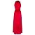 Abito wrap halter Diane Von Furstenberg in triacetato rosso - vista 3