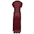 Abito Maxi Missoni Chevron in viscosa rosso e nero - vista 3