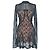 Mini abito cover-up in pizzo Alexander Wang in nylon nero
