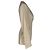 Blazer Theory abotoado simples com laços laterais em triacetato creme Branco Cru - vista 3