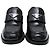 Mocassini Prada con logo Triangle in pelle verniciata nera Nero - vista 2