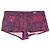 Mini shorts de algodón rojo con estampado de piel de serpiente Miu Miu Roja