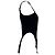 Autre Marque Top Corset Rib Combat Dion Lee in cotone nero - vista 2