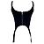 Autre Marque Top Corset Rib Combat Dion Lee in cotone nero - vista 3