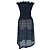 Stella Mc Cartney Vestido midi palabra de honor de encaje Stella Mccartney en algodón azul marino - vista 3