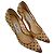 Décolleté a pois Jimmy Choo in mesh beige - vista 6