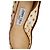 Décolleté a pois Jimmy Choo in mesh beige - vista 8