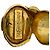Yves Saint Laurent Arty Oval Ring in goldfarbenem Metall Golden