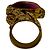 Yves Saint Laurent Arty Oval Ring in goldfarbenem Metall Golden - Ansicht 6