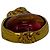 Yves Saint Laurent Arty Oval Ring in goldfarbenem Metall Golden - Ansicht 7