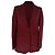 Joseph einreihiger Blazer aus bordeauxrotem Polyester