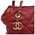 Timeless Borsa a tracolla matelassé Chanel Paris-New York in pelle rossa Rosso Bordò - vista 20