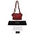 Timeless Borsa a tracolla matelassé Chanel Paris-New York in pelle rossa Rosso Bordò - vista 25