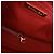 Timeless Borsa a tracolla matelassé Chanel Paris-New York in pelle rossa Rosso Bordò - vista 6