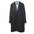 Autre Marque Abrigo Chesterfield de mezcla de cachemira TOMORROWLAND Negro