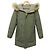 Autre Marque United Arrows green label relaxing abrigo de plumón Verde Caqui - vista 5