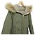 Autre Marque United Arrows green label relaxing abrigo de plumón Verde Caqui - vista 7