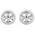 Tory Burch Orecchini a lobo Miller Pavé Argento - vista 6