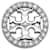 Tory Burch Orecchini a lobo Miller Pavé Argento - vista 7