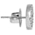 Tory Burch Orecchini a lobo Miller Pavé Argento - vista 8