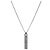 Dior Collier en argent à plaque cubique