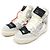 Off White Sneakers alte White Grey Marrone - vista 3