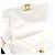 Chanel Borsa a tracolla con patta e catena Large Bianco - vista 6