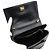 Salvatore Ferragamo Borsa a mano Kerry Small in pelle Saffiano nera con manico superiore e tracolla a catena Nero - vista 5