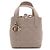 Dior Nano Tote Bag e Borsa a Tracolla in Macro Cannage Powder Beige Marrone - vista 2