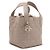 Dior Nano Tote Bag e Borsa a Tracolla in Macro Cannage Powder Beige Marrone - vista 4