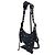 Balenciaga Borsa a tracolla Crocodile LeCagole XS Nero - vista 3
