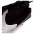 Chanel Borsa a tracolla Classic Medium con catena argentata Nero - vista 7