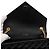 Saint Laurent Bolsa de ombro e crossbody acolchoada Monogram com corrente dourada e fecho envelope Preto - vista 6