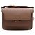 Marni Mini Borsa a Tracolla e Crossbody Trunk Saffiano Sand Brown Marrone