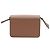 Marni Mini Borsa a Tracolla e Crossbody Trunk Saffiano Sand Brown Marrone - vista 4